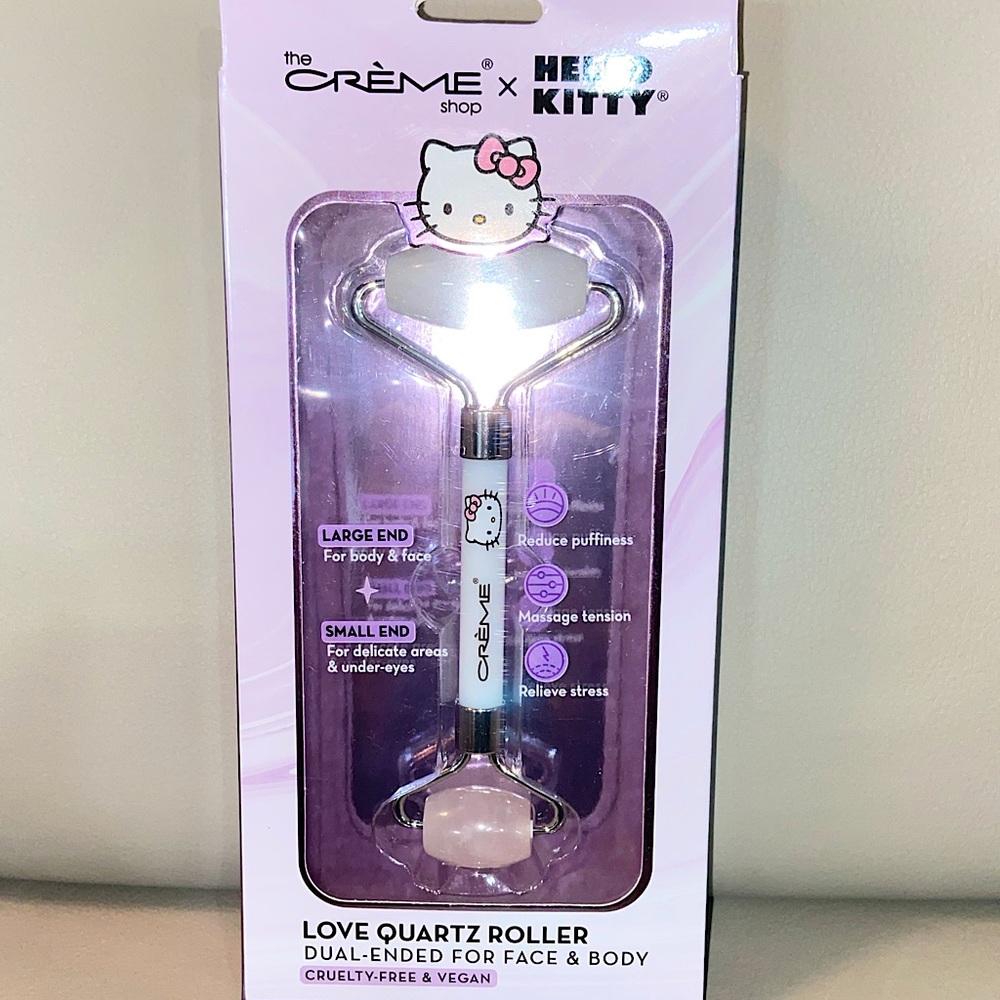 The Crème Shop x Hello Kitty Love Quartz Facial Massage Roller